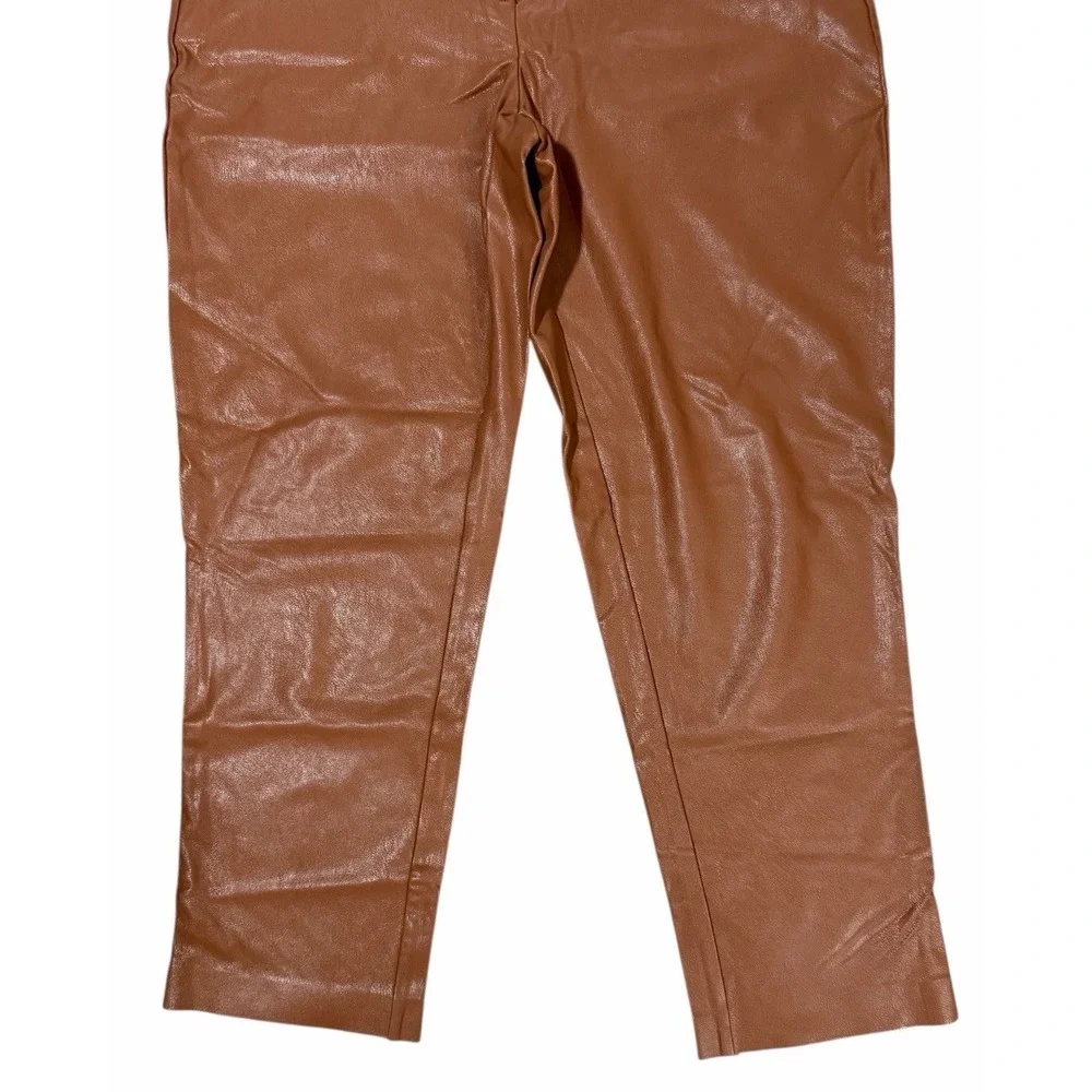 Commando Faux Leather‎ 7/8 Trouser Cocoa Women's Size Medium